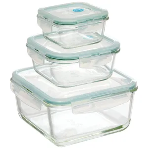 Comparateur de prix : 5FIVE FIVE Simply Smart - Lot de 3 Boîtes de Conservation Clipeat 18cm Bleu