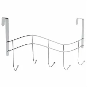 AC-DÉCO 5five Simply Smart - Patère 5 têtes vague métal - 5five