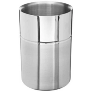 Secret de Gourmet - Rafraîchisseur en Métal Double Finition 12cm Argent pas cher