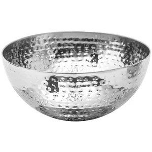 Comparateur de prix : Saladier - SECRET DE GOURMET - INOX martelé - 19CM - D. 19 x H. 9.5 cm - 0.17 kg