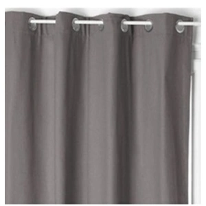 ATMOSPHERA Rideau Isolant en Coton "Isa" 140x260cm Gris Foncé pas cher