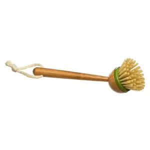 AC-DÉCO FIVE Simply Smart - Brosse à Vaisselle en Bambou 22cm Naturel pas cher