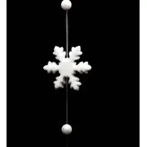 Feeric Light & Christmas Guirlande de Noël 7 Décos Blanc enneigé L 150 cmVendu parcarrefour