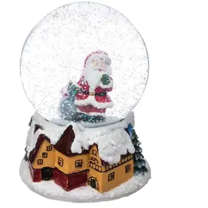 Feeric Christmas - Décoration de Noël Boule de neige Père noël D 10 cm... pas cher