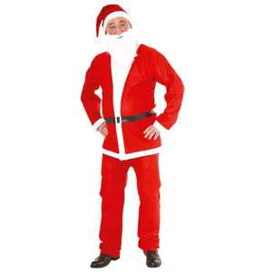 Costume de Pere Noël en feutrine 5 pieces