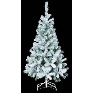 Comparateur de prix : Sapin de Noël "Floqué" 150cm vert floqué blanc Feeric lights & christmas