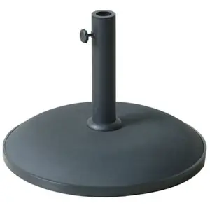 Hesperide - Pied en béton pour parasol droit 25 kg Noir - Hespéride pas cher