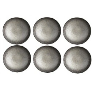 Comparateur de prix : Secret De Gourmet Lot De 6 Assiettes Creuses - D 19 Cm - Gris