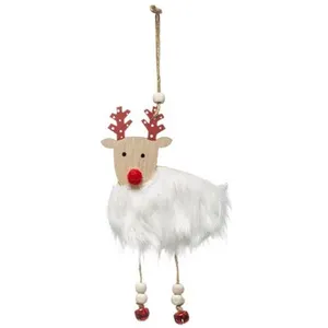 Comparateur de prix : Feeric Lights & Christmas Sujet de Noël Renne "étoile" 18cm Blanc