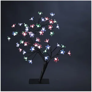 ATMOSPHERA Déco de Noël Arbre lumineux Prunus 48 LED à variation de couleurs H 45 cm