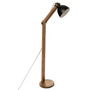 Lampadaire arc Cuba métal noir H158cm Atmosphera Créateur D'intérieur