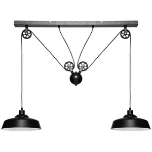 Comparateur de prix : Atmosphera Créateur D'intérieur - Suspension Ezio métal noir L120cm