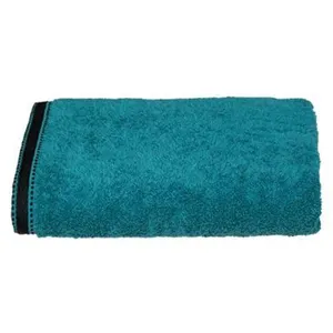 Atmosphera Créateur d'intérieur - Drap de Douche Joia 70x130cm Bleu Canard pas cher