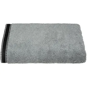 Drap de douche Joia coton gris ardoise 70x130cm Atmosphera Créateur D'intérieur pas cher