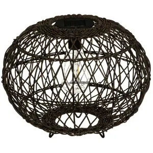 Comparateur de prix : ATMOSPHERA CREATEUR D'INTERIEUR Créateur d'intérieur - Lampe à Poser Design Boule Solaire 31cm Naturel
