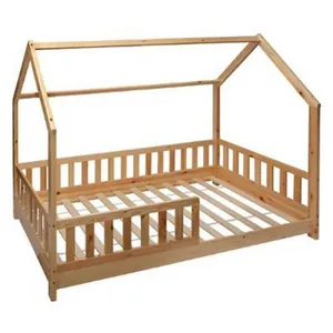 Comparateur de prix : ATMOSPHERA FOR KIDS Lit Cabane Enfant - 90x190cm Natural Beige