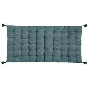 Comparateur de prix : Atmosphera Matelas de sol Otto - 60 x 120 cm - Bleu canard