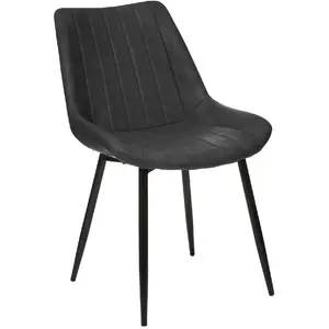 Comparateur de prix : Chaise PU Olwen gris ardoise Atmosphera - Gris