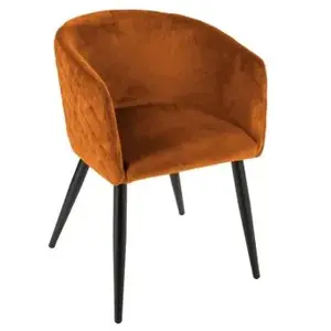 Comparateur de prix : Fauteuil en velours Ambre Marlo Atmosphera