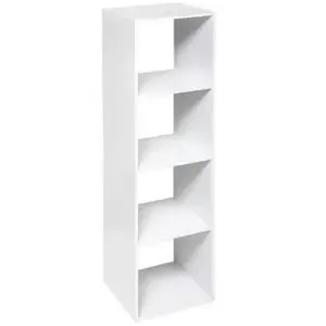 Comparateur de prix : 5five Simply Smart - tagère colonne 4 cases mix n modul blanc - 5five
