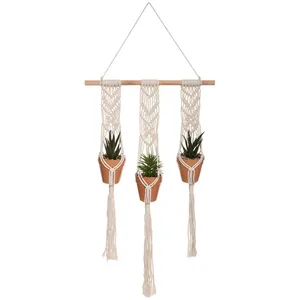 Comparateur de prix : Atmosphera - Lot de 3 Plantes suspendues Hacienda - H75 cm