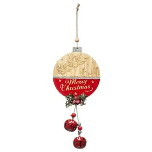 Comparateur de prix : Feeric Lights & Christmas Sujet de Noël Boule "étoile" 33cm Rouge & Beige