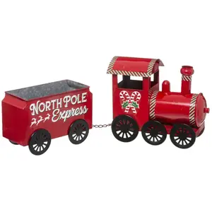 OSE Petit train de Noël rouge pas cher