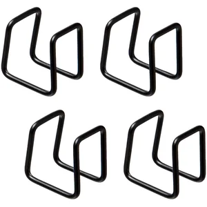 5FIVE FIVE Simply Smart - Lot de 4 Clips de Fixation Mix N Modul 3cm Noir pas cher