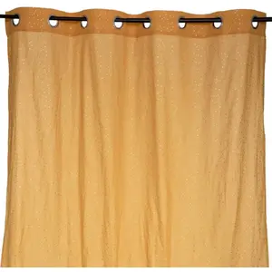 Comparateur de prix : HOMEMAISON Atmosphera for Kids - Rideau Enfant Berlingot 140x250cm Ocre