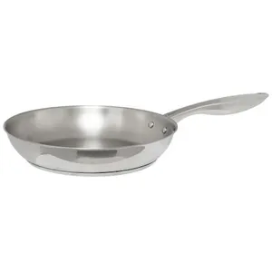 Comparateur de prix : Five - Poêle en INOX Haute qualité D 28 cm Tous Feux y Compris Induction