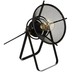 Comparateur de prix : LES TENDANCES Lampe "Rodo" - métal - noir H31 cm - Noir - Atmosphera createur d'interieur