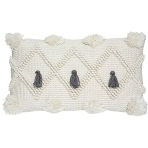 Comparateur de prix : LES TENDANCES Coussin r.o.w. blanc ivoire 30x50cm - Atmosphera créateur d'intérieur