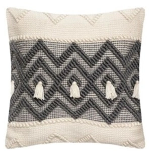 Comparateur de prix : LES TENDANCES Coussin r.o.w. blanc ivoire 45x45cm - Atmosphera créateur d'intérieur