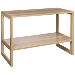 5five - étagère empilable 2 cases "mix n modul" effet bois naturel