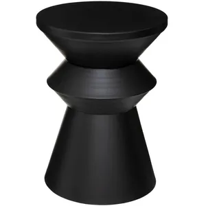 Atmosphera Créateur D'intérieur - Table Café Totem Sohan Noire Atmosphera pas cher