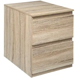 Comparateur de prix : 5five Simply Smart - Table De Chevet 2 tiroirs Dolo Beige Five