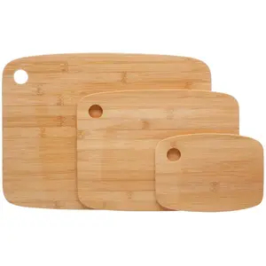 Comparateur de prix : JJA Jeu de planches à découper Secret de Gourmet 3 Pièces Naturel Bambou