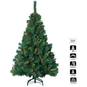 Comparateur de prix : Feeric Lights et Christmas - Sapin de noël Royal Majestic 210cm Vert