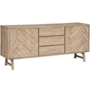 Comparateur de prix : Buffet 2 portes Aeris acacia 180x80cm Atmosphera Créateur D'intérieur