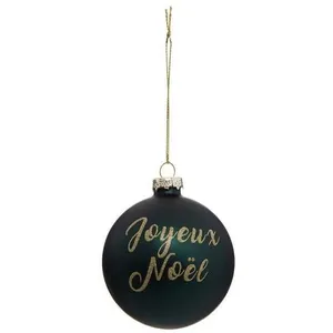 Comparateur de prix : ATMOSPHERA Boule de Noël Paillettes "Nouvelle Orléans" 8cm Vert