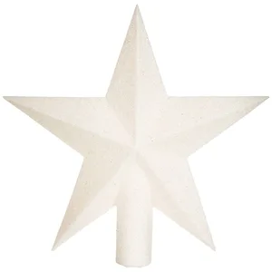 Comparateur de prix : Déco Sapin de Noël Cimier étoile Blanc Irisé Pailleté