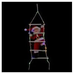 OSE Père Noël grimpeur sur échelle lumineuse pas cher