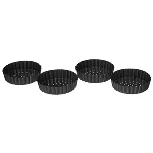 Comparateur de prix : Non communiqué FIVE Simply Smart - Lot de 4 Moules Tartelettes Perforé 10cm Gris