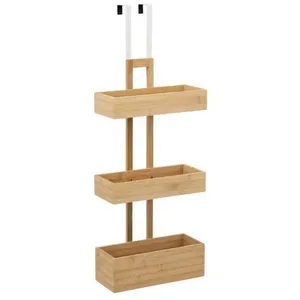 Comparateur de prix : Etagère de porte 3 niveaux bambou 5Five - Naturel