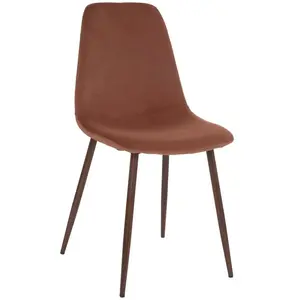 Chaise - ATMOSPHERA - Roka - Terracotta - 1 place - Design contemporain pas cher