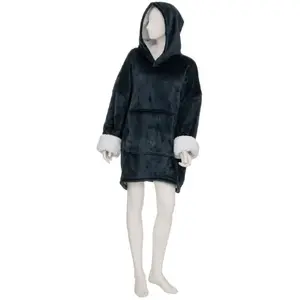 Comparateur de prix : Atmosphera - Plaid Sweatshirt Capuche - Flanelle - Bleu égéen - L-XL