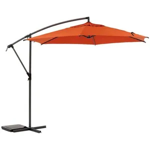 Hesperide Parasol déporté rond manoa ambre 3m en aluminium acier et polyester MANOA pas cher