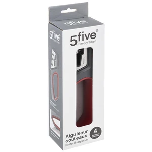5five - aiguiseur 4 fonctions gris rouge pas cher