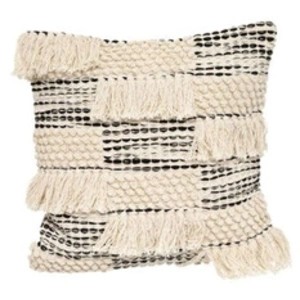 Comparateur de prix : HOMEMAISON Coussin - ATMOSPHERA - 45x45 cm - Noir et Blanc - Coton - Déhoussable
