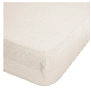 Comparateur de prix : Atmosphera - Drap-Housse Linah - Naturel - Lin lavé 140x190 cm